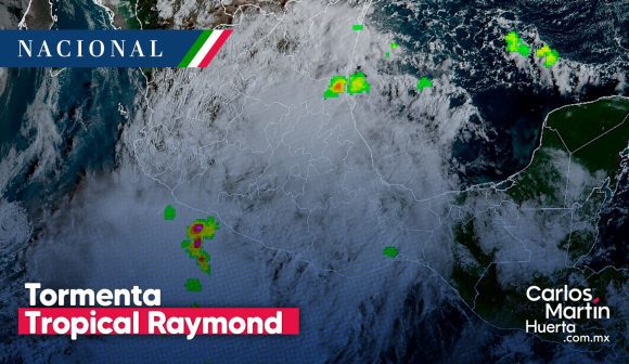 Tormenta tropical Raymond y frentes fríos provocarán lluvias y heladas en México