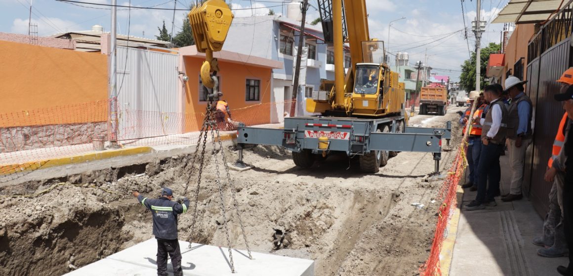 Más de 28 mil habitantes se beneficiarán con nuevo colector pluvial en Vista Hermosa Álamos