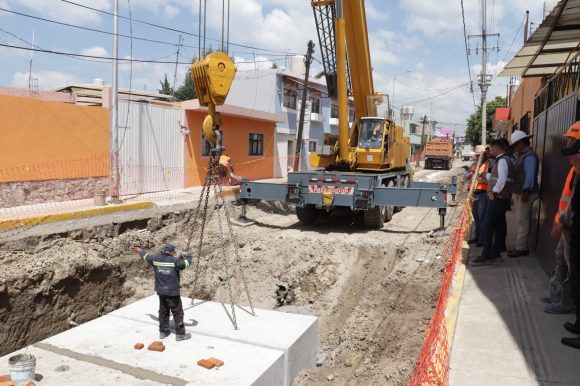Más de 28 mil habitantes se beneficiarán con nuevo colector pluvial en Vista Hermosa Álamos