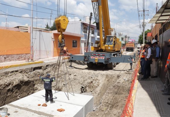 Más de 28 mil habitantes se beneficiarán con nuevo colector pluvial en Vista Hermosa Álamos