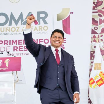 Omar Muñoz rinde Primer Informe de Resultados arropado por el pueblo de Cuautlancingo