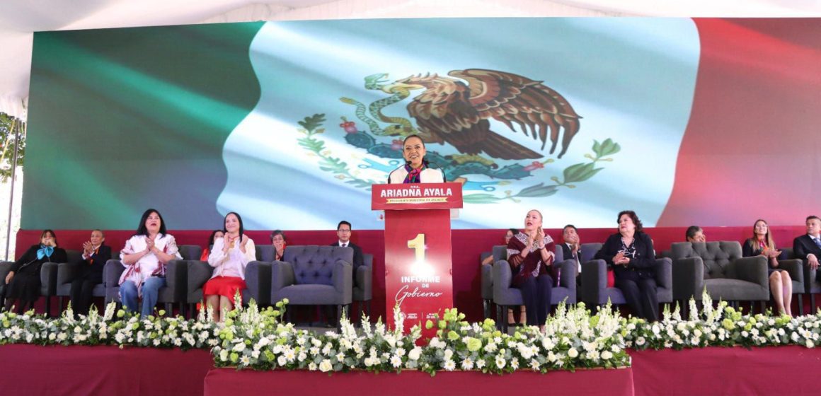 Ariadna Ayala rinde su primer informe en Atlixco; aquí los resultados