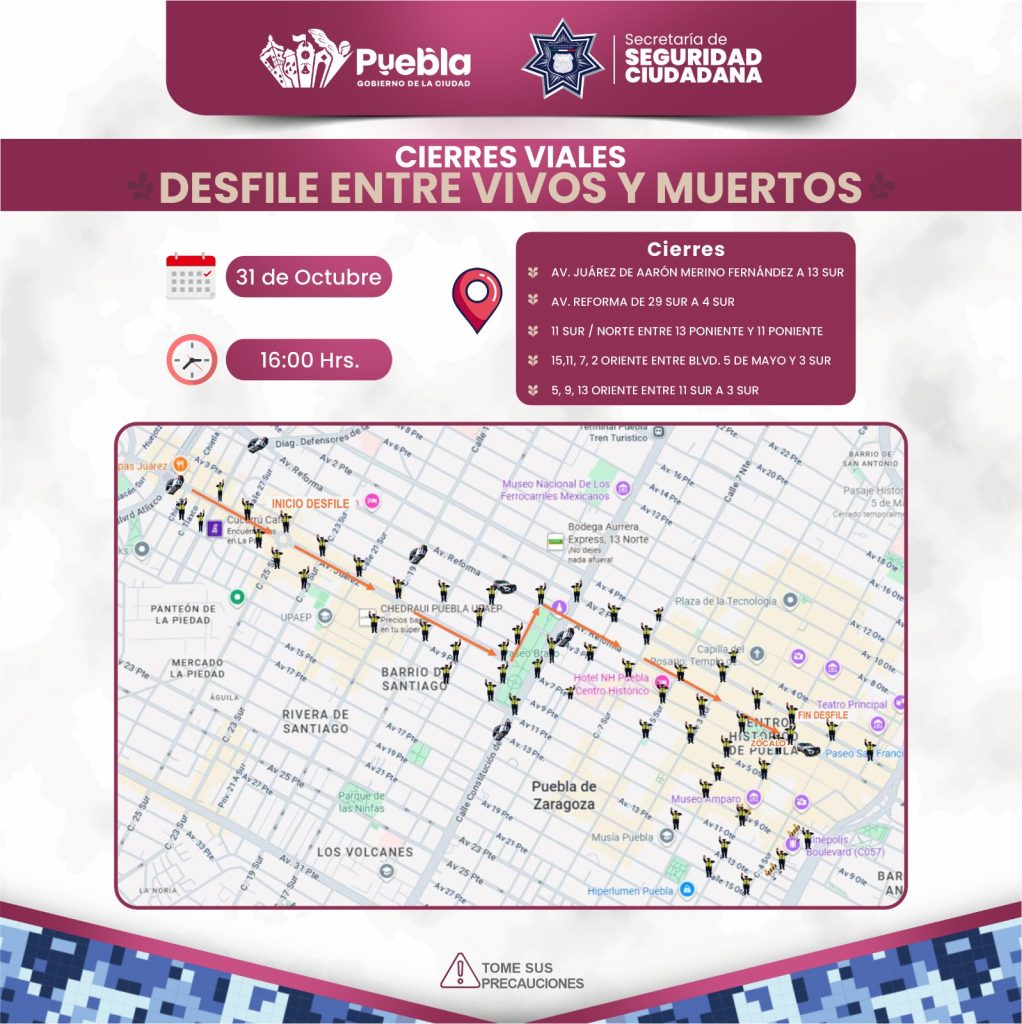 ¡Que no se te pase! Cierres viales por desfile "Entre Vivos y Muertos" 1 WhatsApp Image 2025 10 31 at 4.19.01 PM