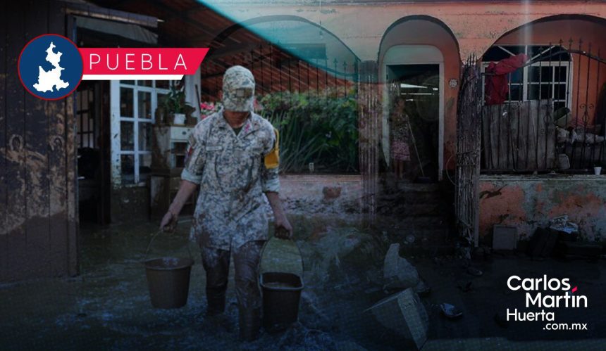 Ya son más de 11 mil viviendas afectadas en Puebla; 3 comunidades continúan incomunicadas