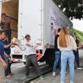 Envía SEDIF cinco camiones más con ayuda humanitaria durante fin semana