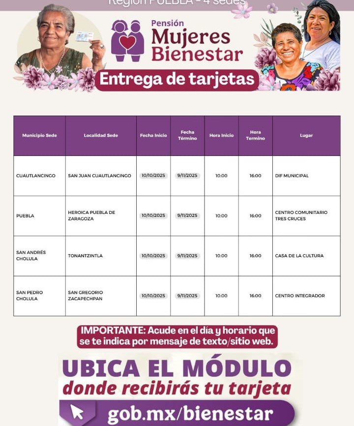 Inicia entrega de tarjetas de la Pensión Mujeres Bienestar: Guía paso a paso para recibirla 1 bienes 3