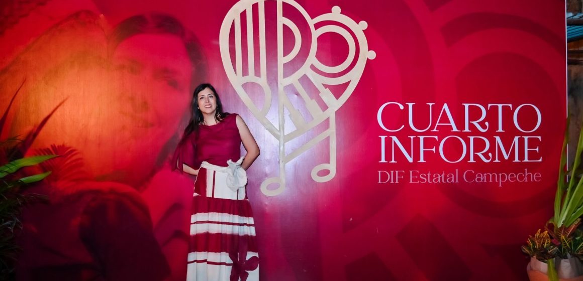 Informe del DIF Campeche se convierte en musical: Laura Sansores canta y baila