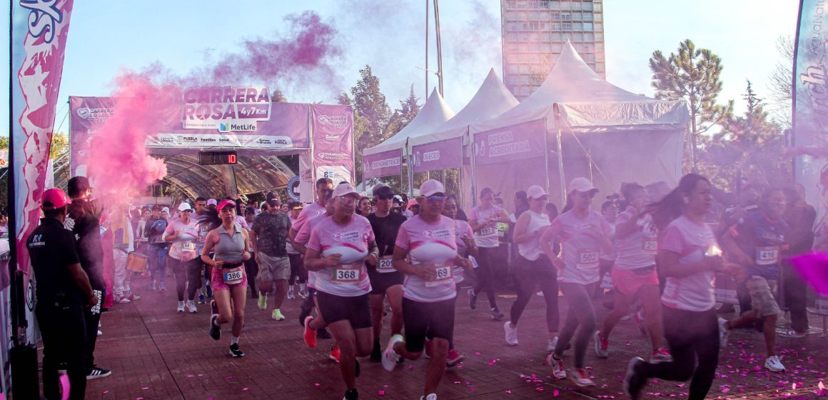 Puebla se une contra el cáncer de mama en la Carrera Rosa 2025