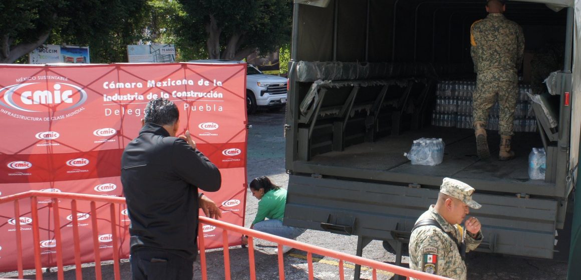 CMIC Puebla envía primer camión con apoyo a familias damnificadas en Huauchinango