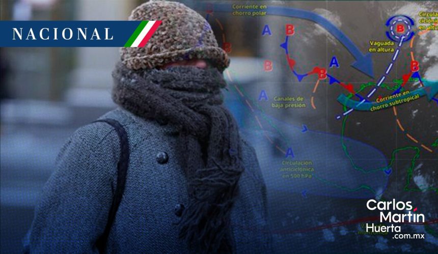 frente frío Clima en México: Ingresa el frente frío 11 con bajas temperaturas y viento