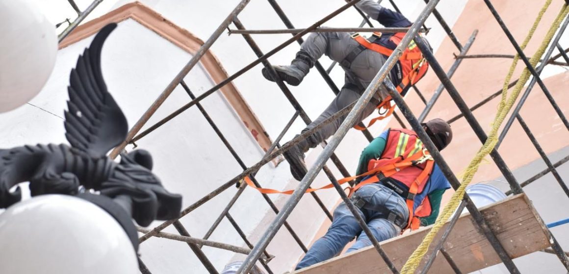 Realiza Gobierno de la Ciudad trabajos de mantenimiento en templos del Centro Histórico