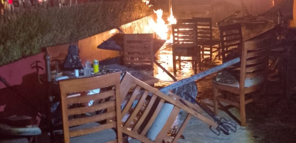 incendio Incendio en restaurante “La Soldadera” cerca del Monumento a la Revolución,