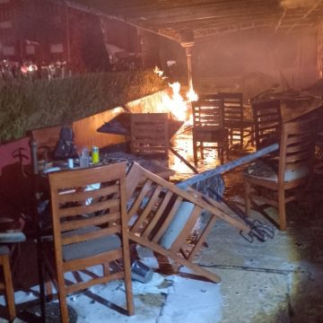 Incendio en restaurante “La Soldadera” cerca del Monumento a la Revolución,