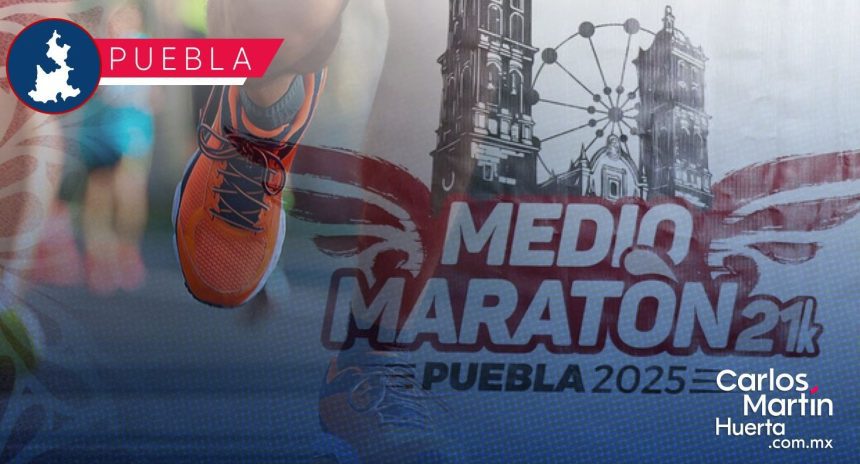 El IMDP entregará kits a 3 mil corredoras y corredores del Medio Maratón 21K Puebla 2025