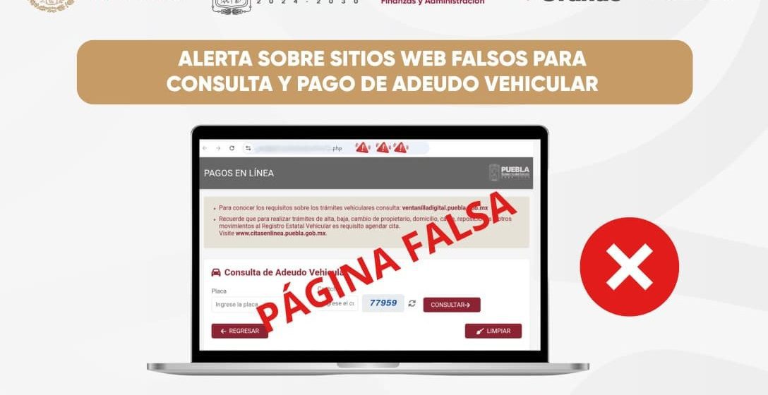 pagina 2 Alertan sobre sitios web falsos para consulta y pago de adeudo vehicular