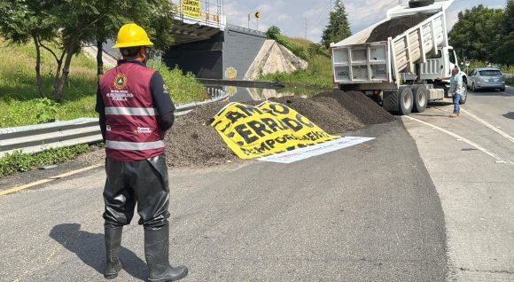 Cierre temporal en Periférico a la altura de bulevar Forjadores por obras de reparación de drenaje