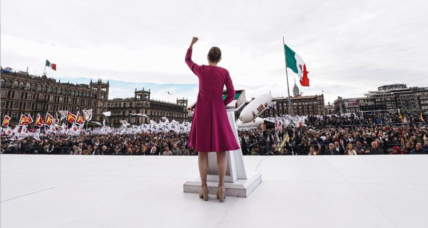 Claudia Sheinbaum celebra su Primer Año de Gobierno reafirmando la soberanía nacional y el poder del pueblo