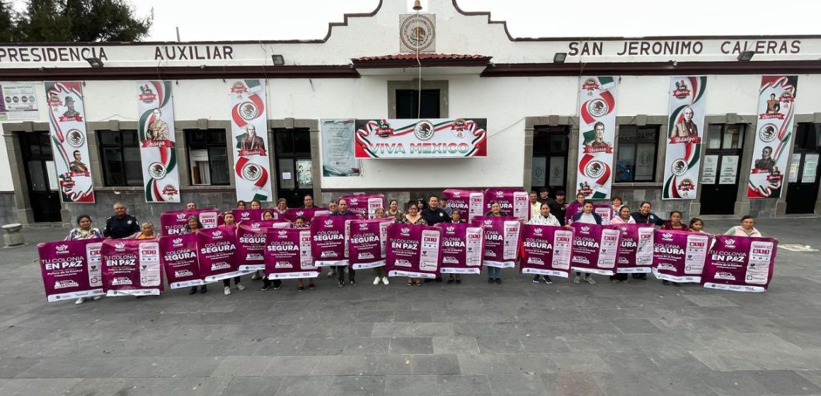 SSC refuerza el programa Red Vecinal en San Jerónimo Caleras