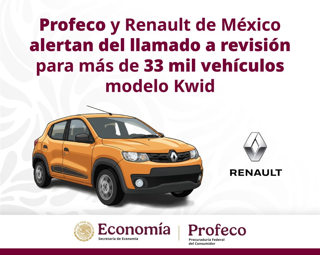 ¡Alerta! Profeco y Renault advierten por desperfectos en modelos Kwid 2022-2024 2 ¡Alerta Profeco y Renault advierten por desperfectos en modelos Kwid 3
