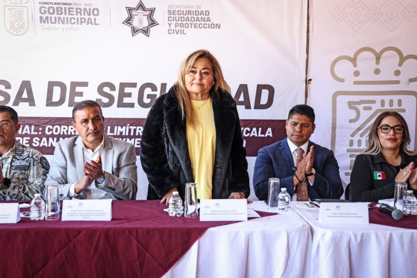 599065d1-cf44-4786-81f9-62f6092d1d4b Cuautlancingo, sede de la Reunión Inter-Regional Puebla-Tlaxcala de la Mesa de Seguridad para la Construcción de la Paz
