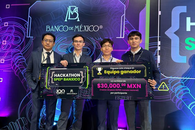 Estudiantes de Computación de la BUAP ganan en “Hackathon SPEI® Banxico” 1