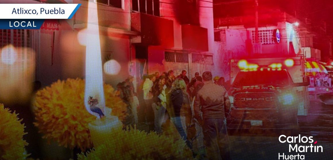 Abuelita muere tras incendio en su casa en Atlixco; veladora en ofrenda provoca las llamas