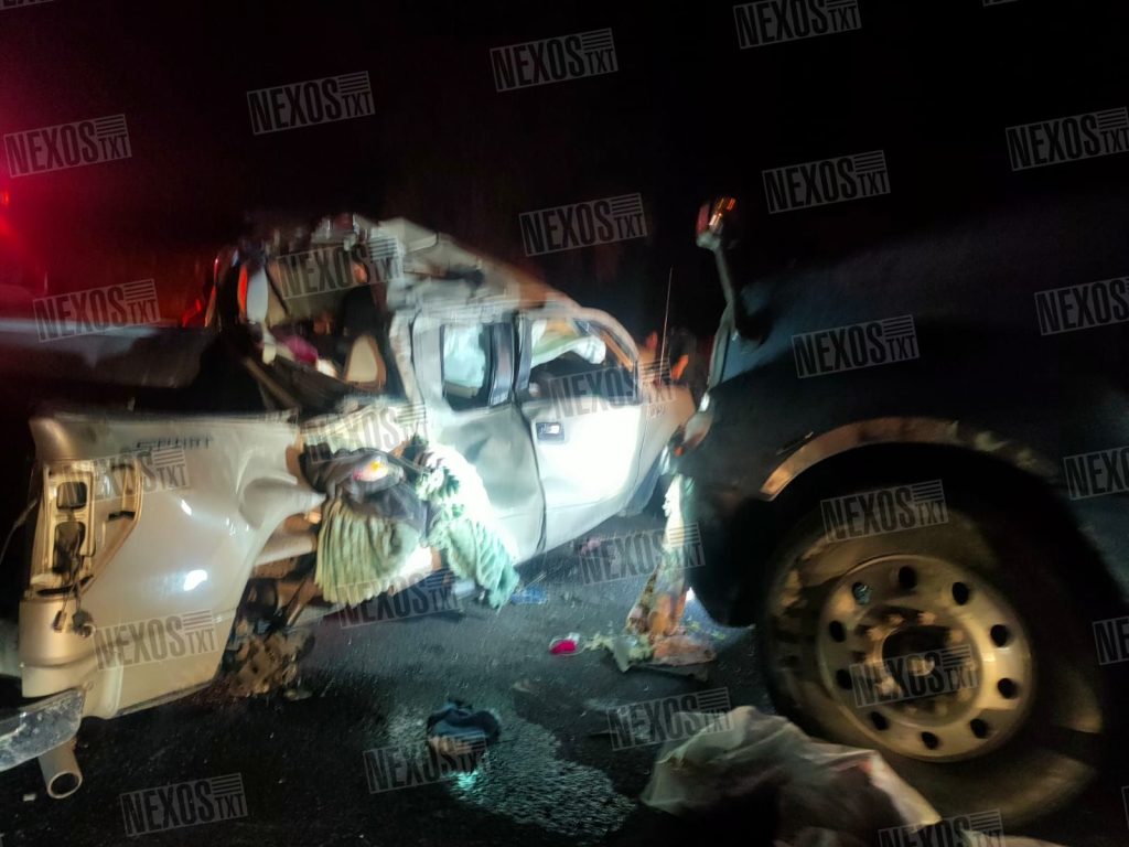 Accidente autopista Amozoc Perote