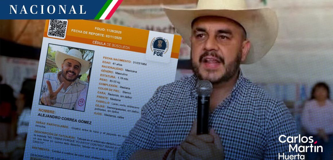 Alejandro Correa Gómez - exalcalde Zinapécuaro Reportan desaparición del exalcalde de Zinapécuaro, Alejandro Correa Gómez