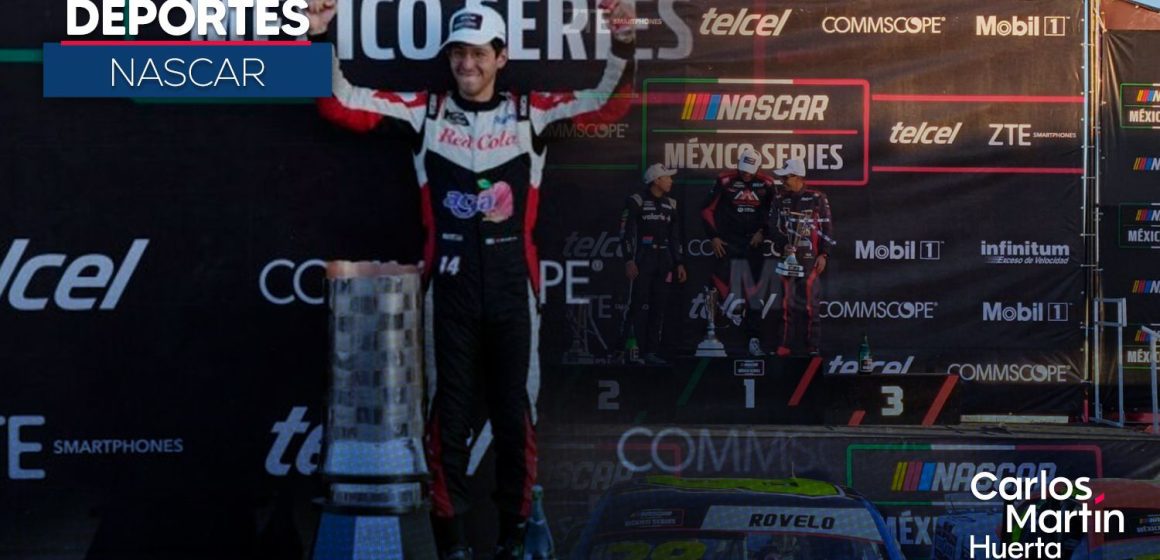 Alex de Alba se consagra campeón de la NASCAR México Series 2025