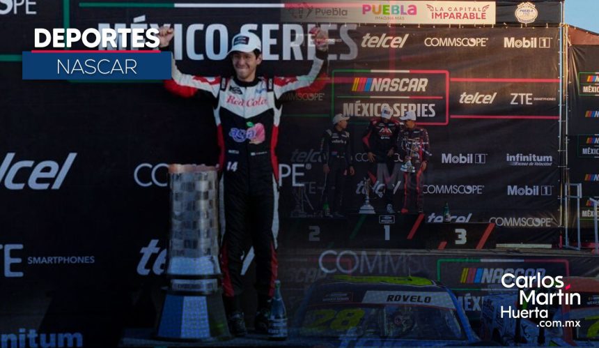 Alex de Alba se consagra campeón de la NASCAR México Series 2025