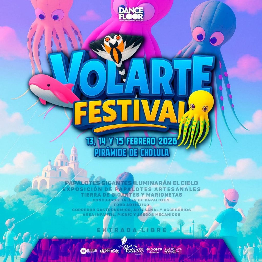 Anuncian el Volarte Cartoons Festival 2026 en Cholula 2 Anuncian el Volarte Cartoons Festival 2026 en Cholula 2