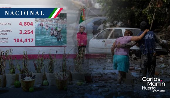 Gobierno Federal entrega apoyos a 104 mil familias afectadas por lluvias