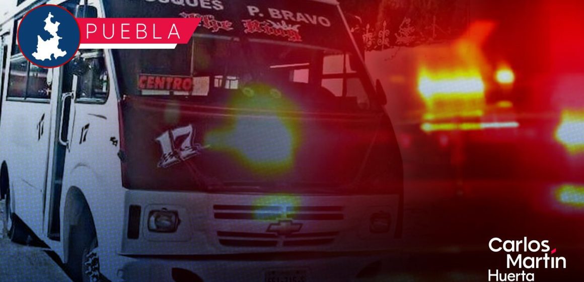 Asaltan a pasajeros de la Ruta 17 en la colonia 15 de Septiembre; pasajero resultó herido