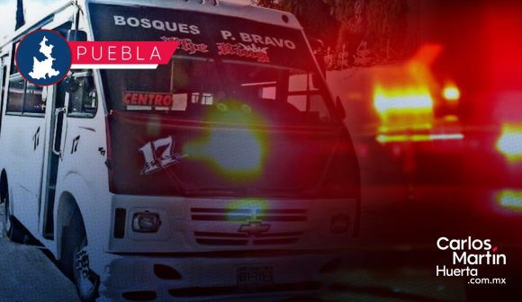 Asaltan a pasajeros de la Ruta 17 en la colonia 15 de Septiembre; pasajero resultó herido