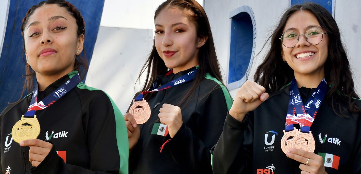 Oro y tres bronces para estudiantes de la BUAP en FISU AMERICA Combat Sport