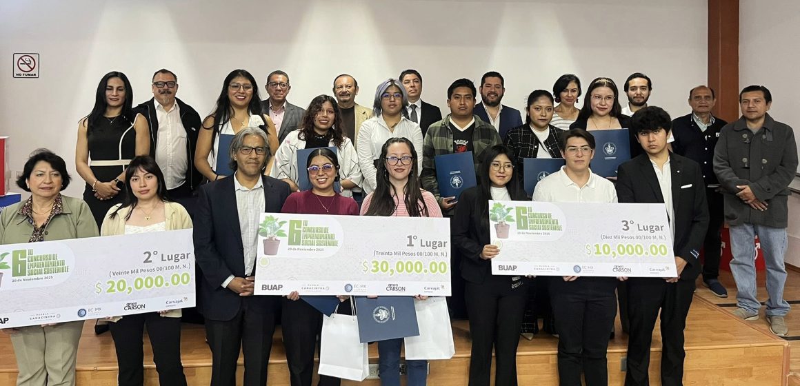BUAP premia emprendimiento sostenible
