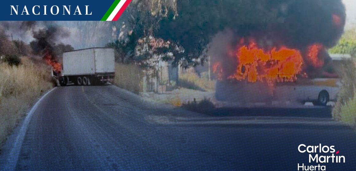 Bloqueos Michoacán Bloqueos y quema de vehículos sacuden Michoacán tras operativos
