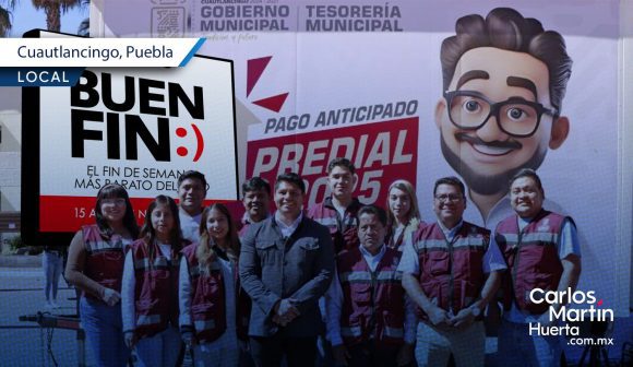 “Buen Fin” llega a Cuautlancingo con descuentos en el pago del predial 2026