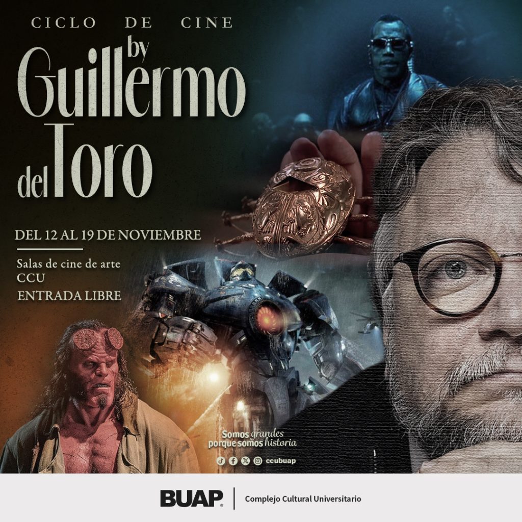CCU BUAP presenta ciclo de cine gratuito con películas de Guillermo del Toro