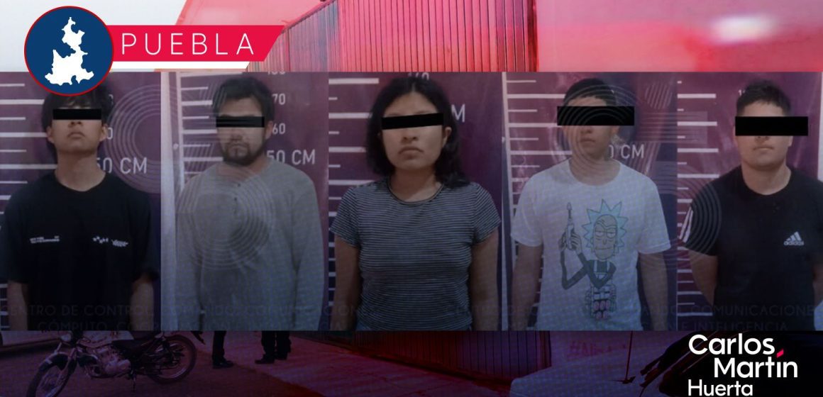 Cae peligrosa banda poblana “Los Pipopes” en Tlaxcala; 5 detenidos en bodega llena de tráileres robados