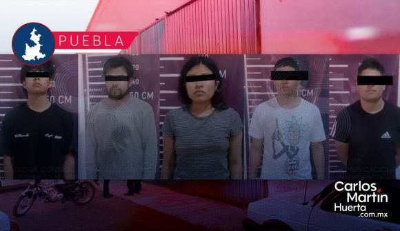 Cae peligrosa banda poblana “Los Pipopes” en Tlaxcala; 5 detenidos en bodega llena de tráileres robados