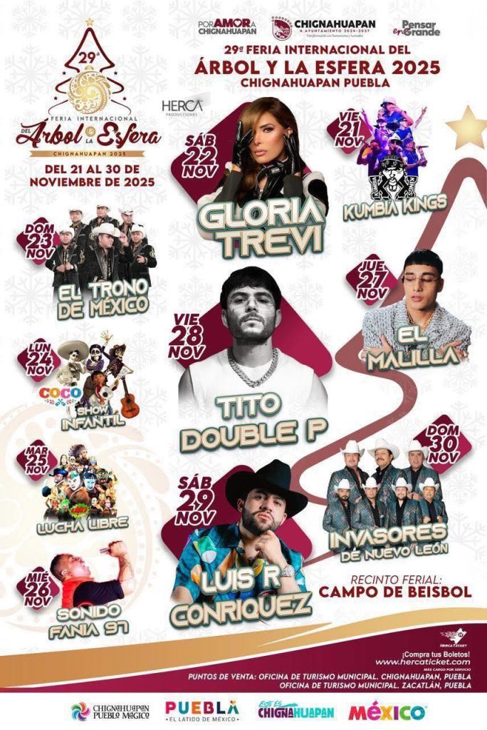 Chignahuapan alista la Feria del Arbol y la Esfera 2025 3