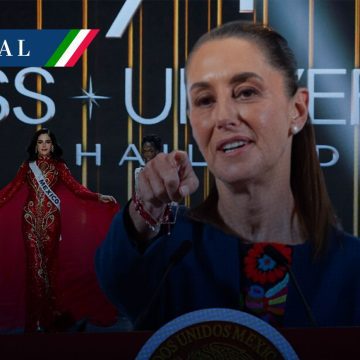 Claudia Sheinbaum -Fátima Bosch Sheinbaum felicita a Fátima Bosch tras ganar Miss Universo