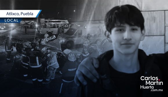 Dan el último adiós a César Emilio tras accidente en Vía Atlixcáyotl