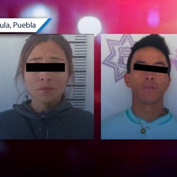 Detienen a presuntos asaltantes de cuentahabiente en San Andrés Cholula; aseguran dinero robado