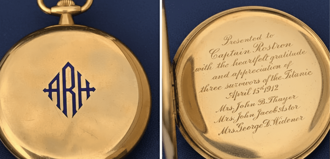 Reloj de oro del Titanic se vende por cifra récord de 1.78 millones de libras en Inglaterra