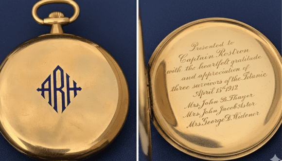 Reloj de oro del Titanic se vende por cifra récord de 1.78 millones de libras en Inglaterra