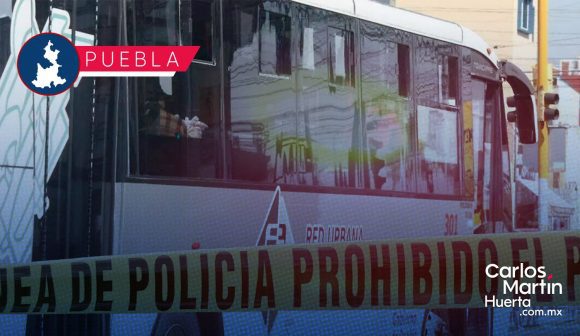 Balacera en la 11 sur; unidad de RUTA exclusiva para mujeres fue atacada