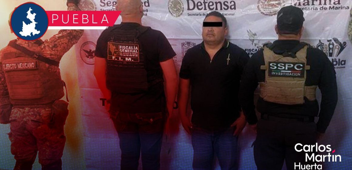 El Carretas líder de huachigas Capturan a “El Carretas” líder de huachigas y extorsión en Puebla y Tlaxcala