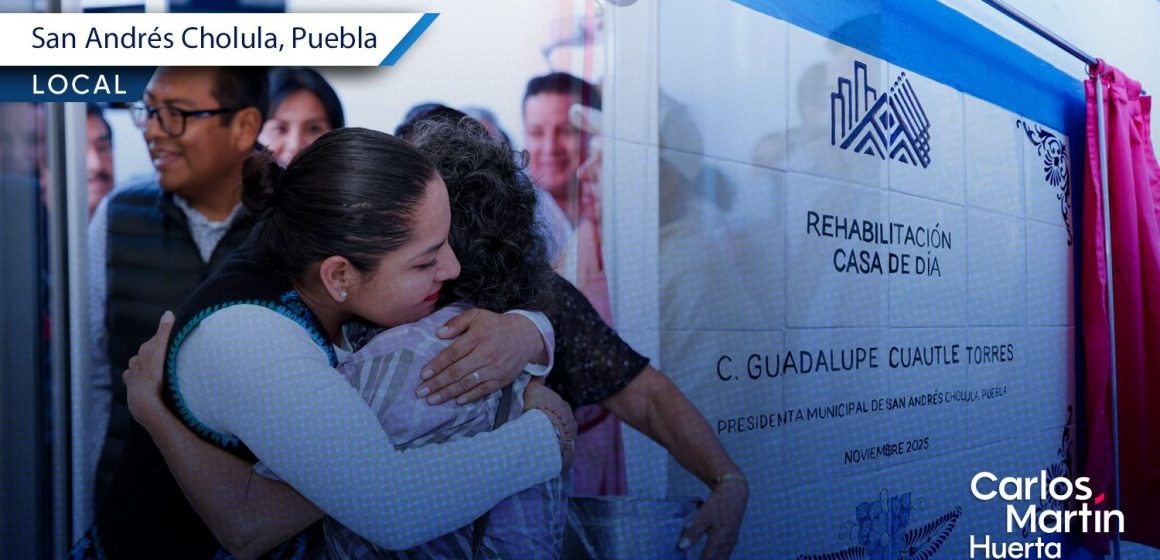 Entregan rehabilitación de la Estancia de Día en San Andrés Cholula